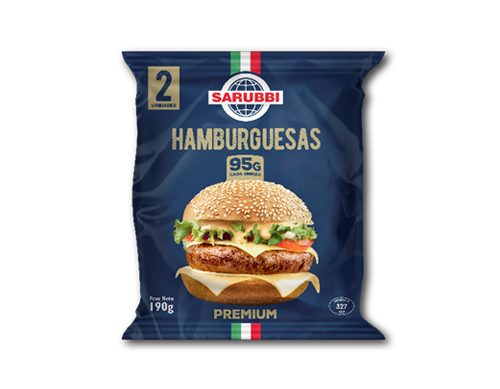 hamburguesas premium (2 unidades)